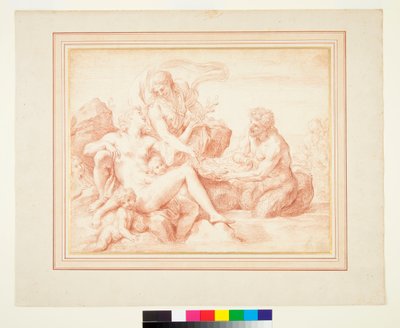 Un tritón trayendo regalos a Venus de Carlo Maratta or Maratti