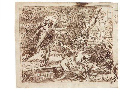 Apolo y Dafne de Carlo Maratta or Maratti
