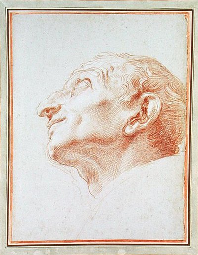 Estudio para la cabeza de San Carlos Borromeo de Carlo Maratta or Maratti