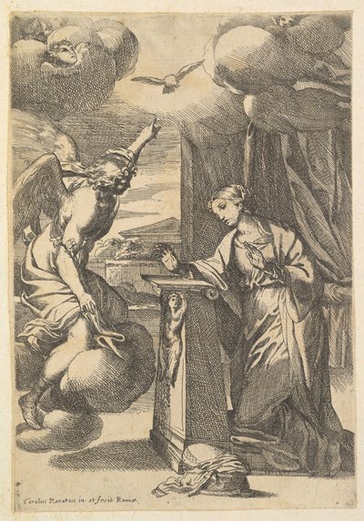 La Anunciación de Carlo Maratta or Maratti