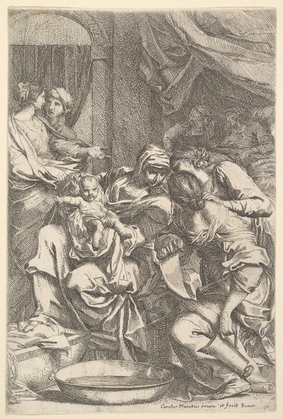 El nacimiento de la Virgen de Carlo Maratta or Maratti