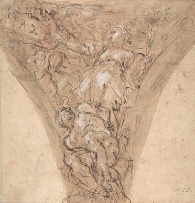 Figura alegórica de la paz, 1625-1713 de Carlo Maratti