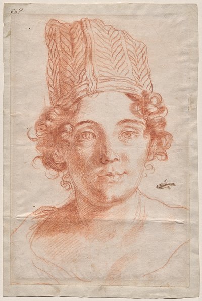 Retrato de Francesca Gommi, esposa de Carlo Maratti de Carlo Maratti