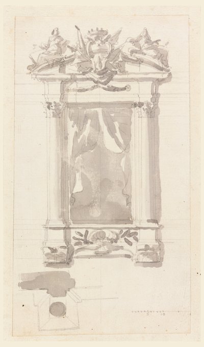 Diseño para una vitrina de Carlo Marchionni