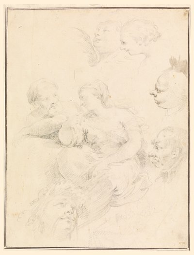 Bocetos figurativos de Carlo Marchionni