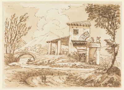 Paisaje con Villa de Carlo Marchionni