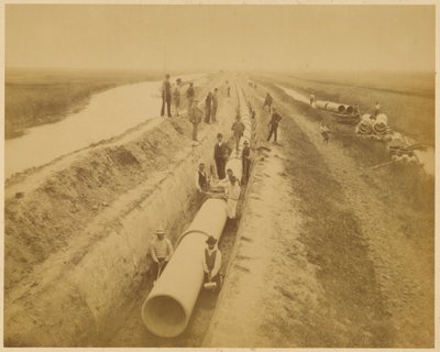 Acueducto de Venecia (nueva conducción). Sitio de la Presa de Carlo Naya