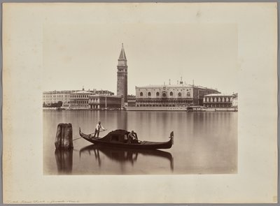 Venecia: vista de la Biblioteca Marciana, el Campanile y el Palacio Ducal de Carlo Naya