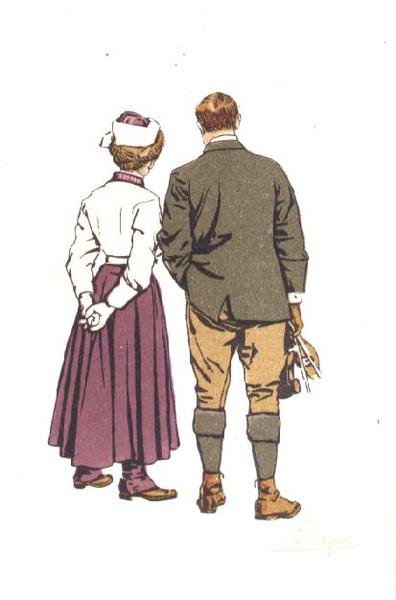 Una pareja pensativa de Carlo Pellegrini