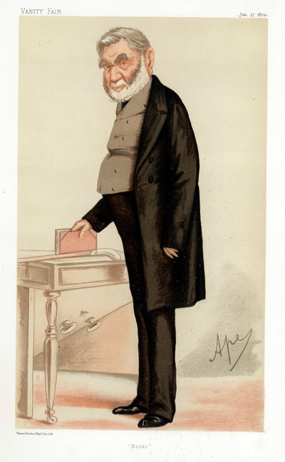 Anthony Panizzi, bibliotecario italiano, 1874 de Carlo Pellegrini