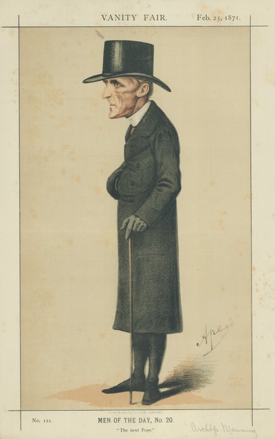 Arzobispo H E Manning de Carlo Pellegrini
