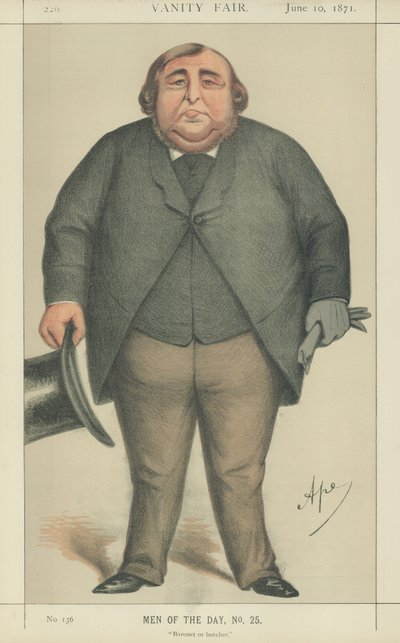 Arthur Orton, afirmando ser Sir Roger Tichborne de Carlo Pellegrini