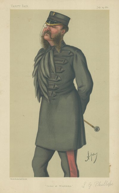 Coronel Lewis Guy Phillips, Guardia de Granaderos de Carlo Pellegrini