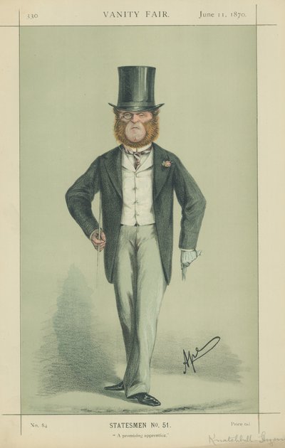 Edward Hugessen Knatchbull-Hugessen, Barón Brabourne de Carlo Pellegrini