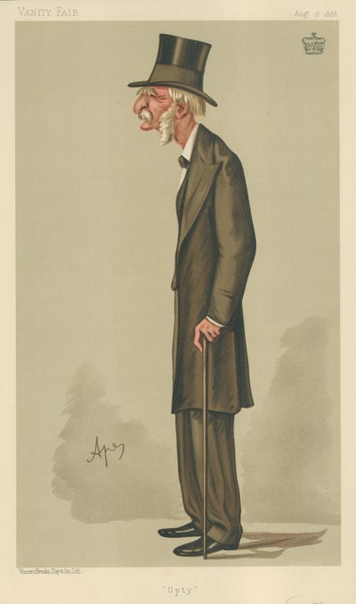 General Vizconde Templetown, Upty, 18 de agosto de 1888, caricatura de Vanity Fair de Carlo Pellegrini