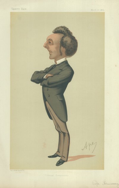 Su Excelencia el Gobernador John Pope Hennessy de Carlo Pellegrini