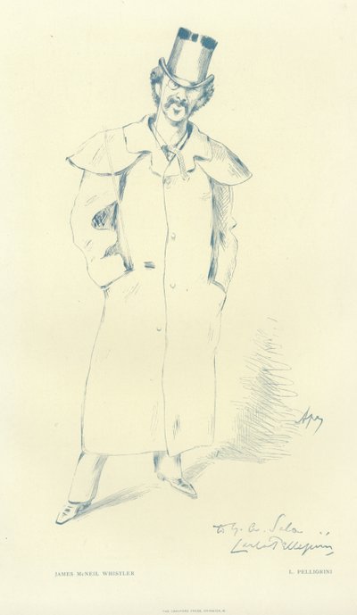 James Abbott McNeill Whistler de Carlo Pellegrini