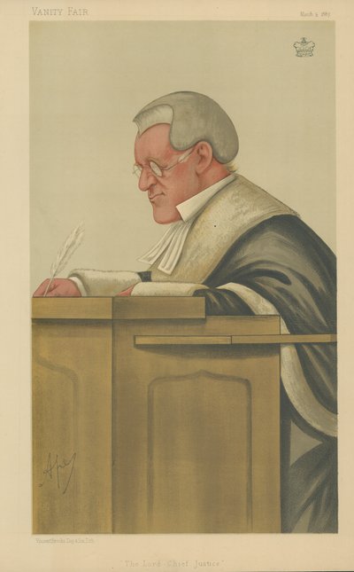 Lord Coleridge de Carlo Pellegrini