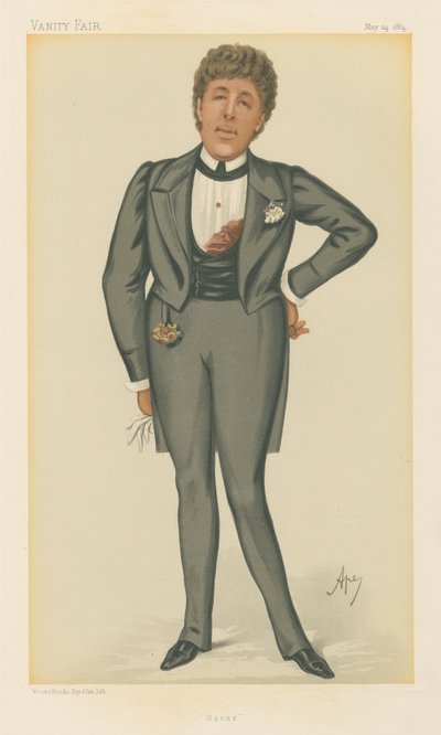 Oscar, Oscar Wilde (serie Vanity Fair) de Carlo Pellegrini