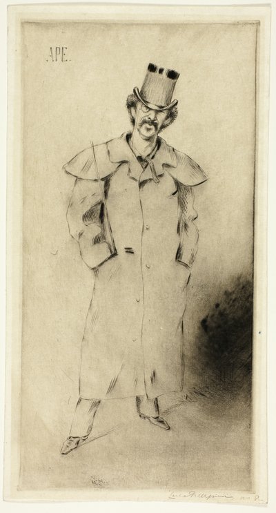 Retrato de Whistler de Carlo Pellegrini
