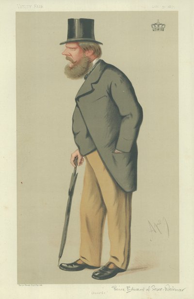 Príncipe Eduardo de Sajonia-Weimar de Carlo Pellegrini
