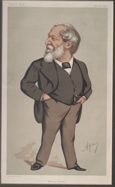 Robert Browning, Vanity Fair, 1875-11-20 de Carlo Pellegrini