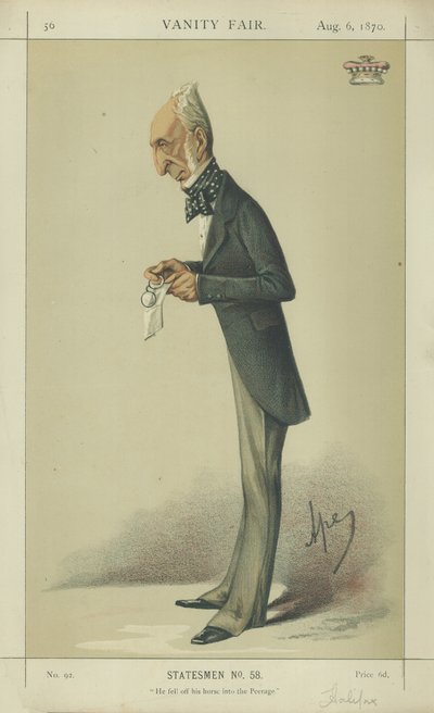 Sir Charles Wood, Lord Halifax de Carlo Pellegrini