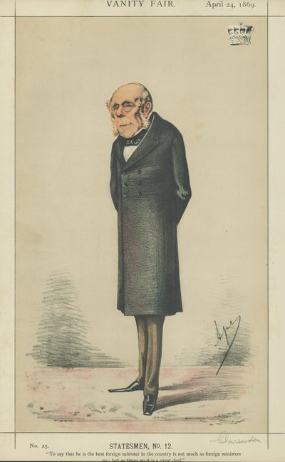 El Conde de Clarendon de Carlo Pellegrini