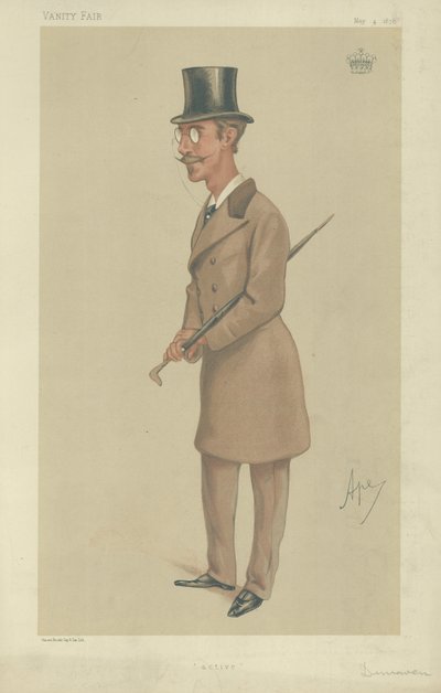 El conde de Dunraven y Mount-Earl de Carlo Pellegrini