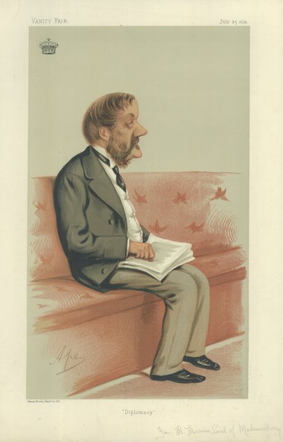 El conde de Malmsbury de Carlo Pellegrini
