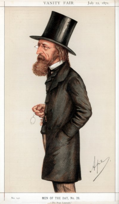 El Poeta Laureado, 1871 de Carlo Pellegrini