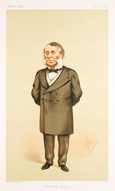 El interés ferroviario, 1875 de Carlo Pellegrini