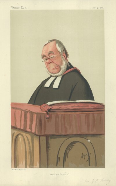 El reverendo James Augustus Hessey de Carlo Pellegrini