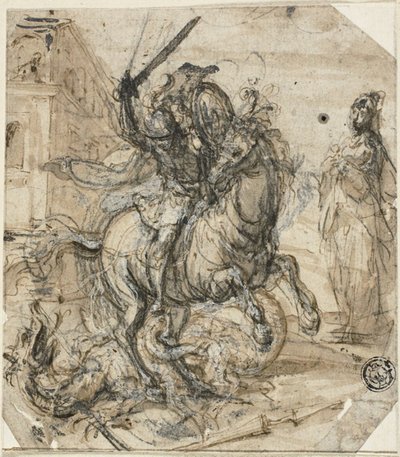 San Jorge y el dragón de Carlo Urbino