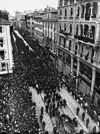 Funeral del Archiduque de Austria Francisco Fernando, el 2 de julio de 1914 de Carlo Wulz