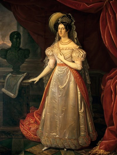 Retrato de María Cristina de Saboya (Cagliari) de Carlo de Falco