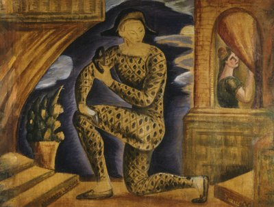 Arlequín y Colombina de Carlos Alberto Castellanos