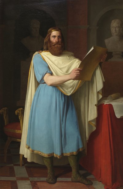 Alarico II, Rey Visigodo, 1856 de Carlos María Esquivel y Rivas