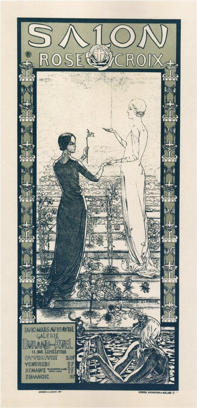 Exposición de la Sociedad Rosa y Cruz de Carlos Schwabe