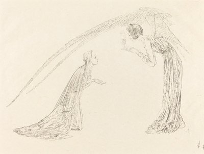 La Anunciación de Carlos Schwabe
