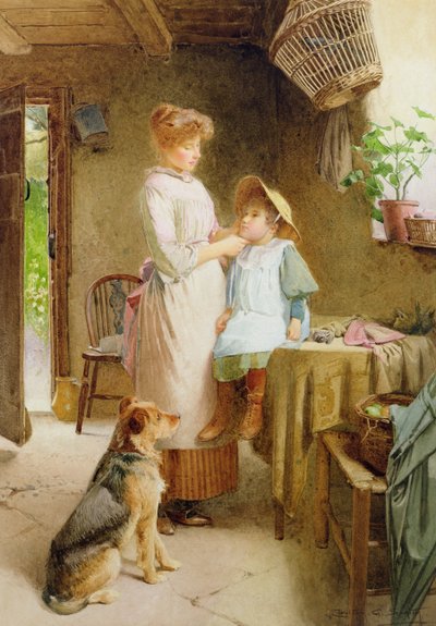 El nuevo bonete (óleo sobre lienzo) de Carlton Alfred Smith