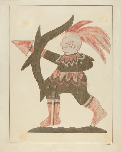 Veleta india, c. 1936 de Carol Larson