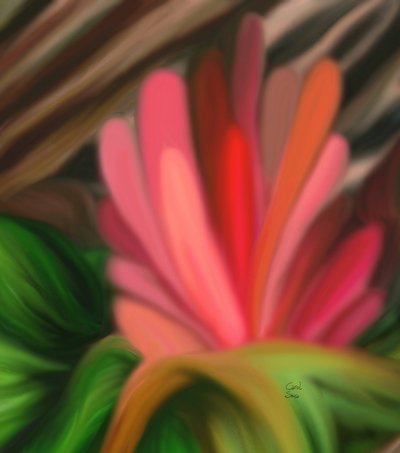 Flor Abstracta de Carol Sousa Cuello