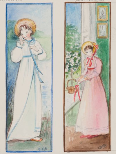 Elizabeth Bennet y Emma Woodhouse, 2011 de Caroline Hervey Bathurst