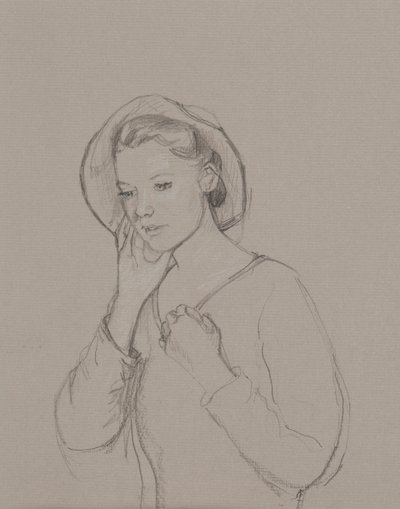 Estudio para Elizabeth Bennet, 2011 de Caroline Hervey Bathurst