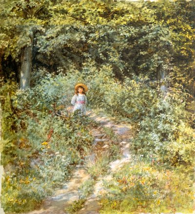 El camino a través del bosque (acuarela) de Caroline Paterson