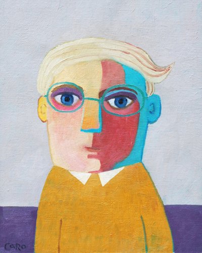 Retrato de un hombre a todo color de Caroline Roberts