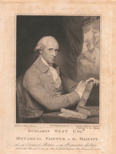 Benjamin West, Esqr., Pintor Histórico de Su Majestad de Caroline Watson