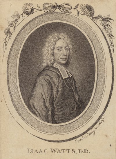 Isaac Watts, ministro cristiano inglés, escritor de himnos y teólogo de Caroline Watson