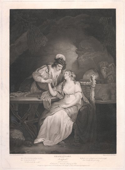 La tempestad, acto V, escena I de Caroline Watson